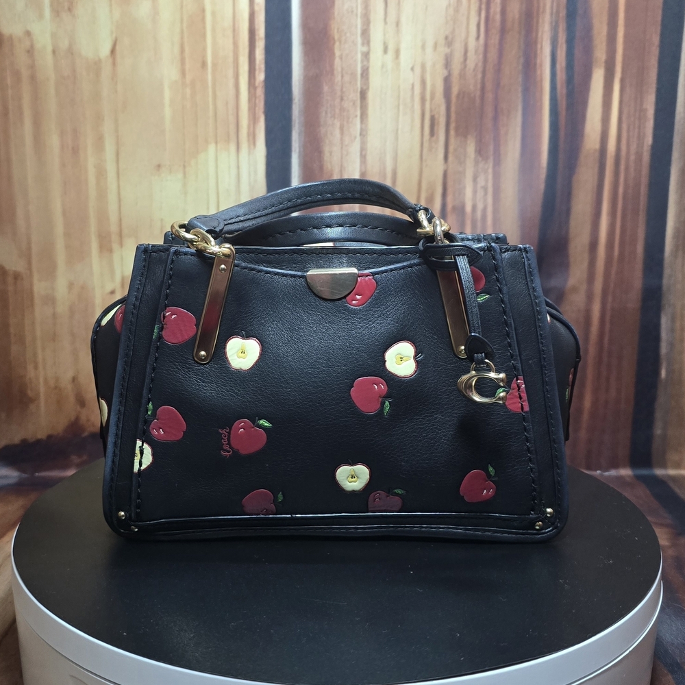 Coach Dreamer 21 Scattered Apple Crossbody Bag -RARE - EUC